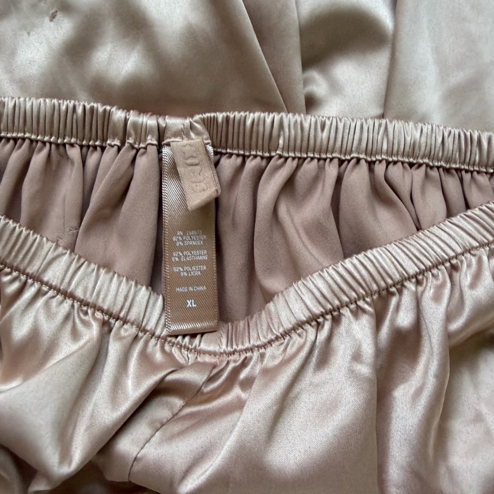 NWOT SKIMS Silk Pants Golden (flawed & altered) - Picture 2 of 7